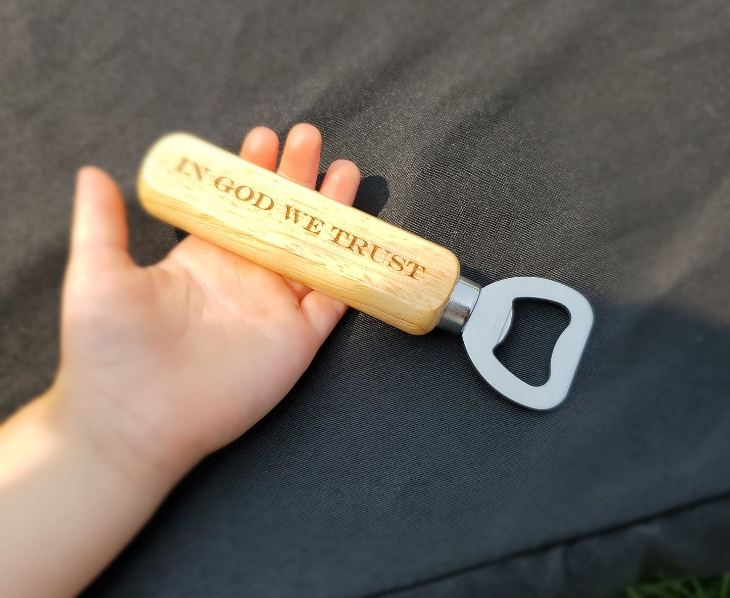 Handheld Wood Bottle Opener