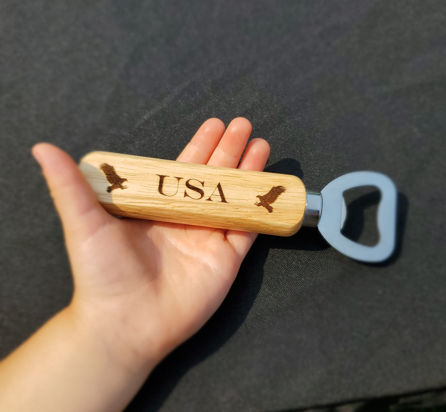 Handheld Wood Bottle Opener