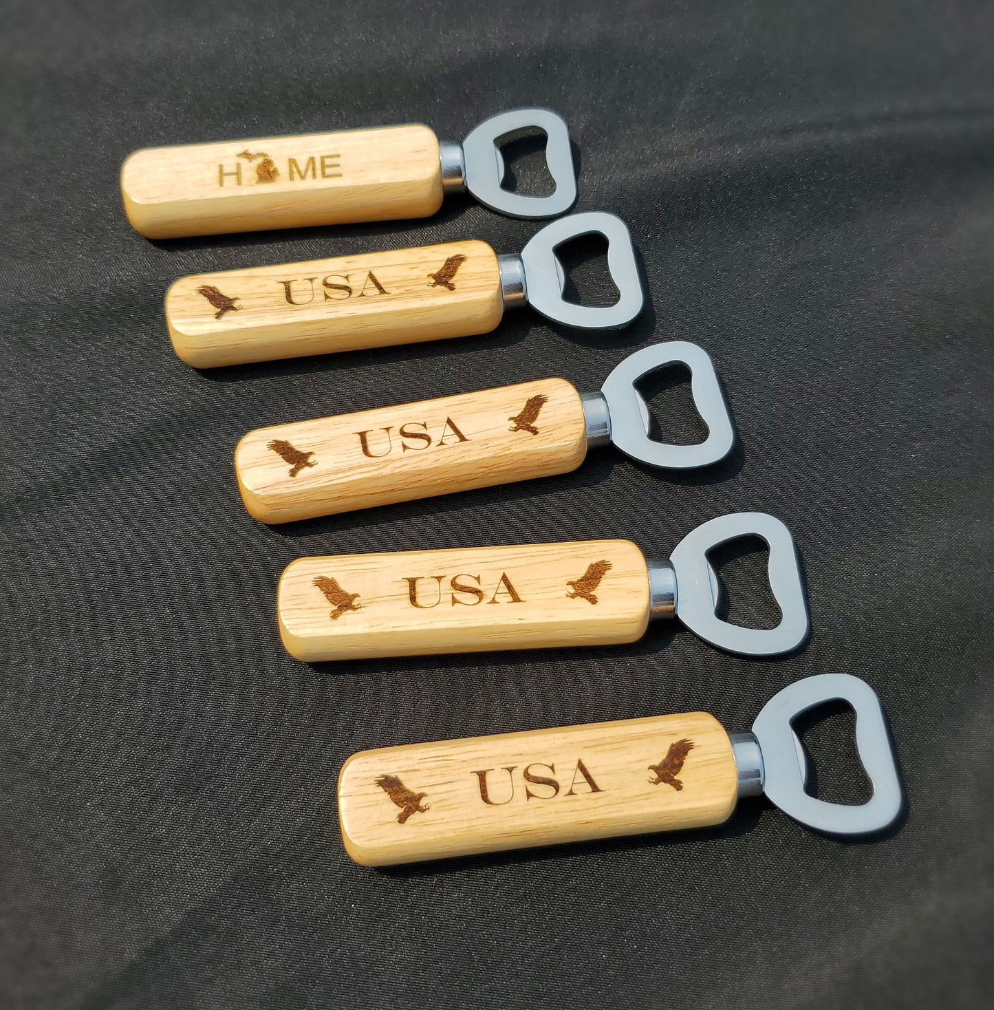 Handheld Wood Bottle Opener