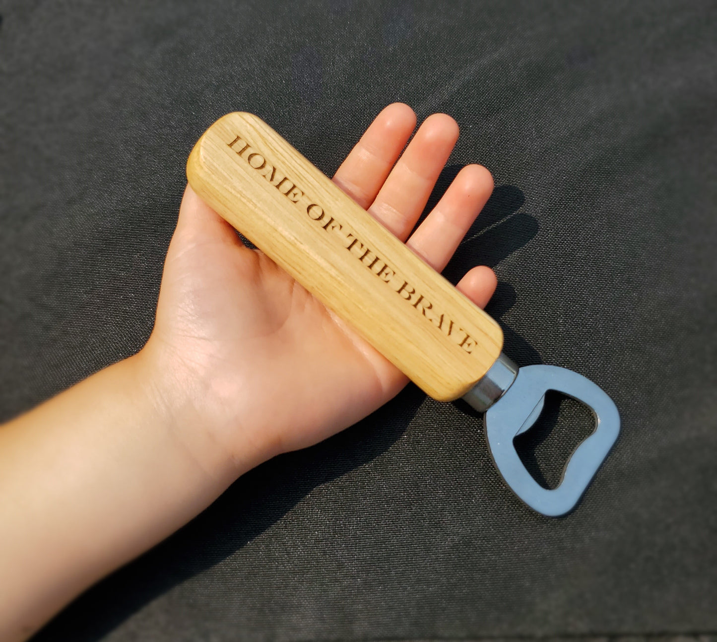 Handheld Wood Bottle Opener