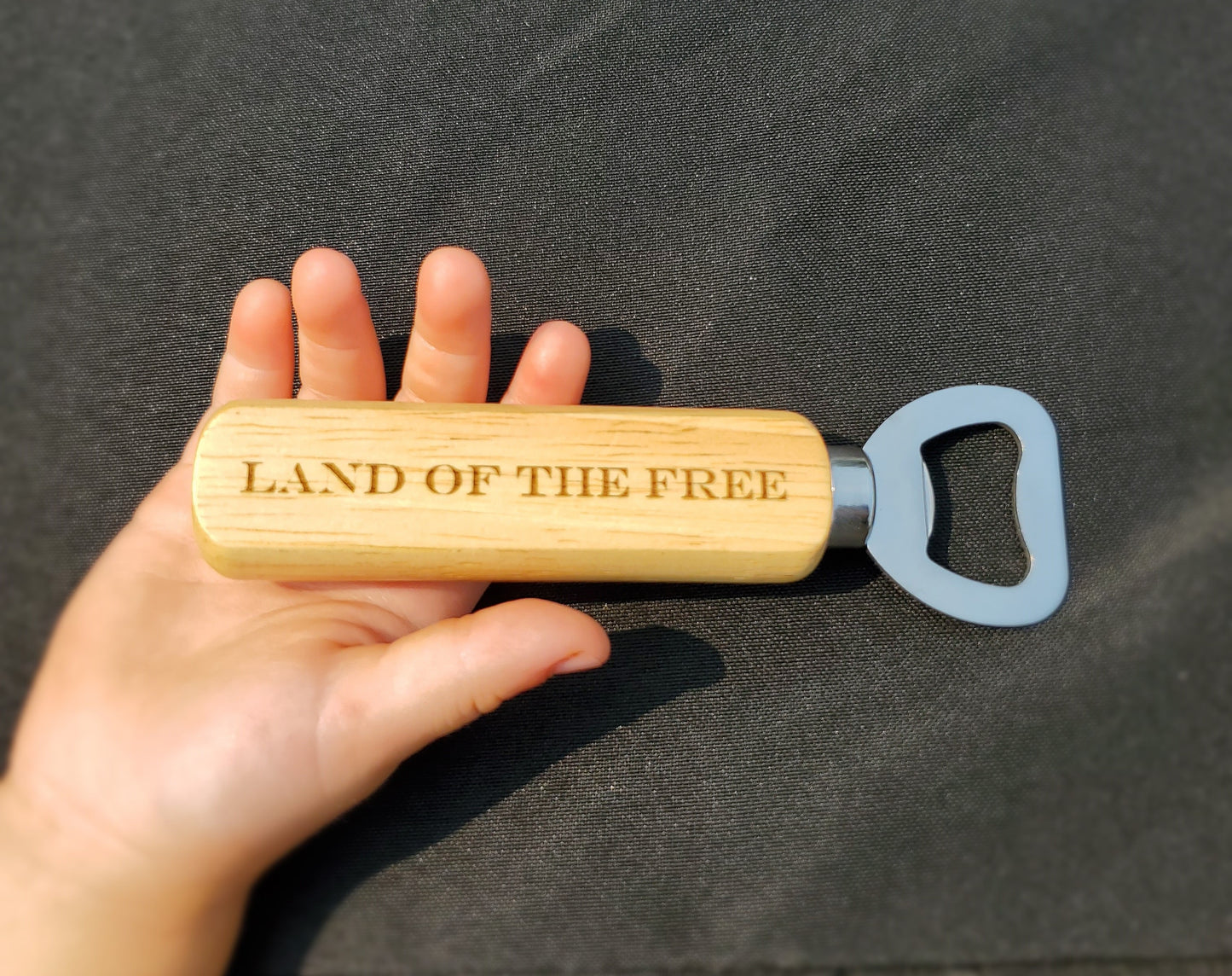 Handheld Wood Bottle Opener